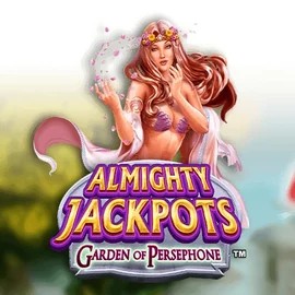 Almighty Jackpots: Garden of Persephone game by Novomatic – logo hosted on WildHub Casino