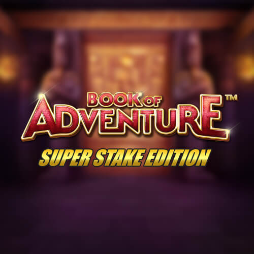 Book of Adventure Super Stake Edition slot logo by Stakelogic at WildHub CasinoBook of Adventure Super Stake Edition