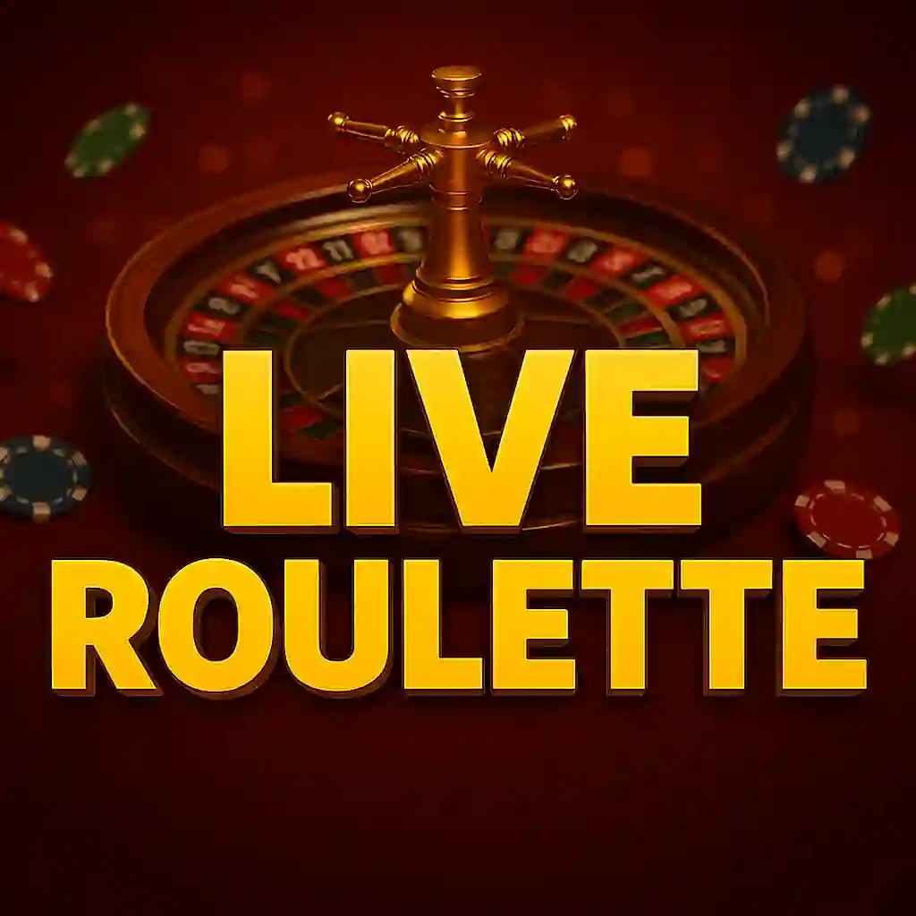 Live Roulette logo by Evolution at WildHub Casino