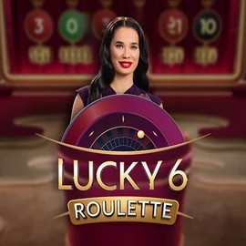 Lucky 6 Roulette slot logo by Pragmatic Play at WildHub Casino