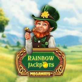 Rainbow Jackpots Megaways logo – Jackpots by Red Tiger Gaming at WildHub Casino