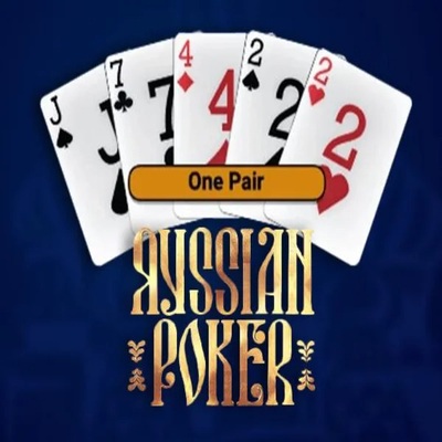 Russian Poker slot logo by OneTouch Games at WildHub CasinoRussian Poker