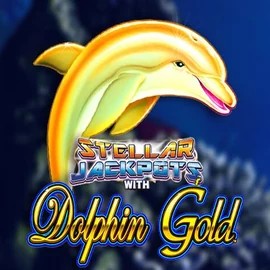 Dolphin Gold with Stellar Jackpots logo by Lightning Box Game at WildHub CasinoDolphin Gold with Stellar Jackpots