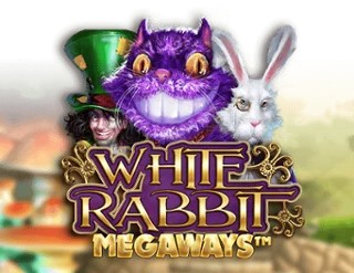 White Rabbit slot logo by Big Time Gaming at WildHub CasinoWhite Rabbit